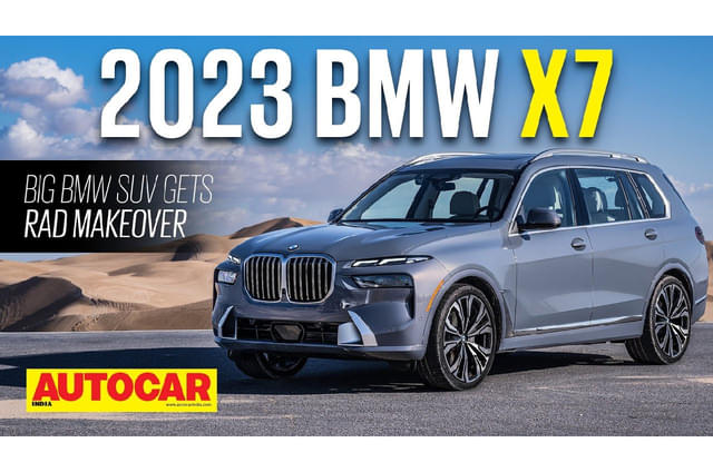 2023 BMW X7 facelift video review